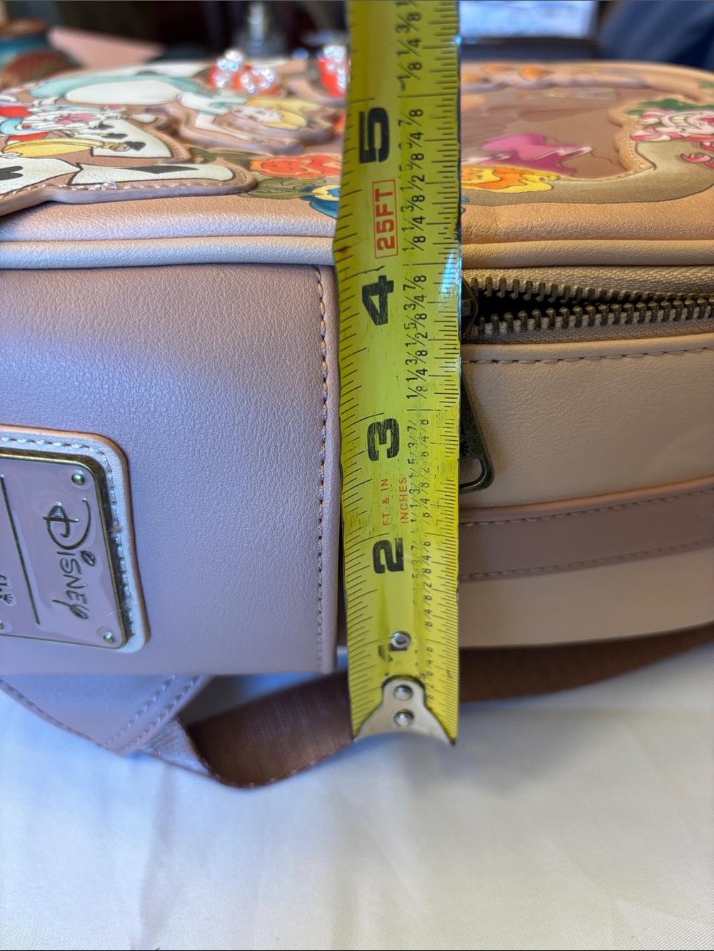 Disney Alice in Wonderland Pink Character Mini Backpack - Picture 11 of 12
